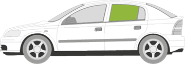 Afbeelding van Zijruit links Opel Astra sedan