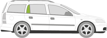 Afbeelding van Zijruit rechts Opel Astra break