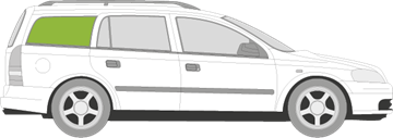 Afbeelding van Zijruit rechts Opel Astra break
