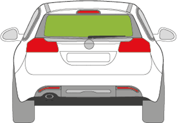 Afbeelding van Achterruit Opel Insignia break
