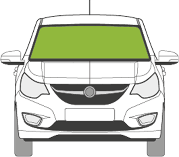 Afbeelding van Voorruit Opel Karl camera