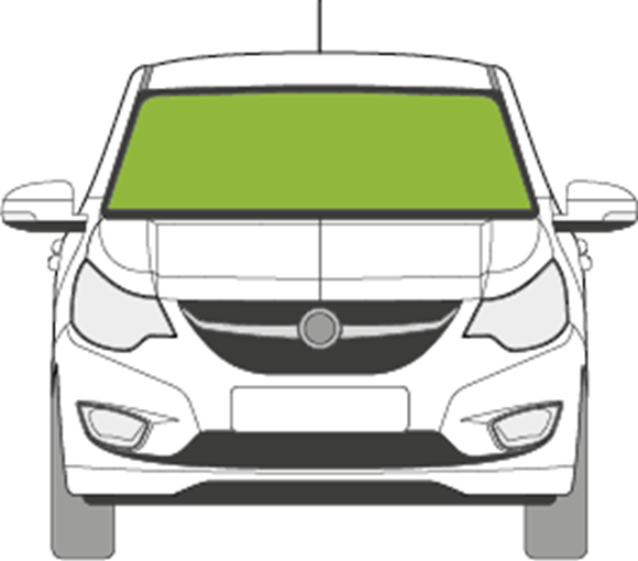 Afbeelding van Voorruit Opel Karl camera