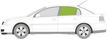 Afbeelding van Zijruit links Opel Vectra sedan