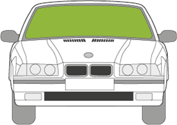 Afbeelding van Voorruit BMW 3-serie coupé 