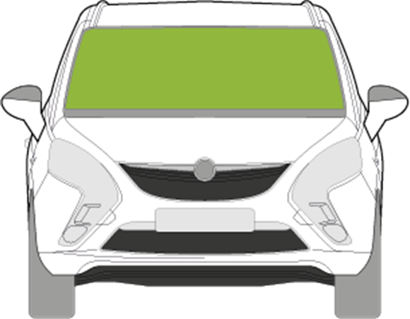 Afbeelding van Voorruit Opel Zafira Tourer condenssensor