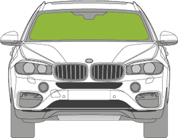 Afbeelding van Voorruit BMW X6 sensor/camera/HUD