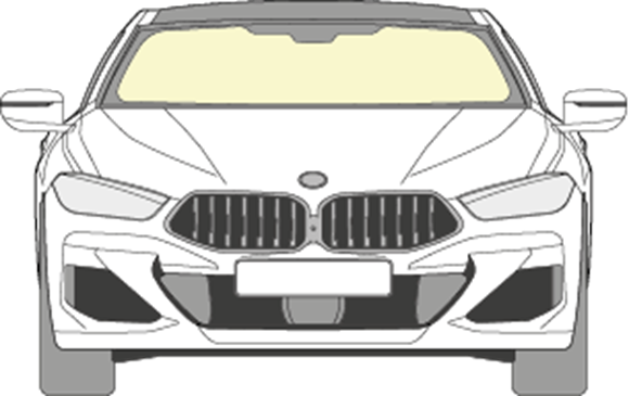 Afbeelding van Voorruit BMW 8-serie SOLAR sensor/HUD