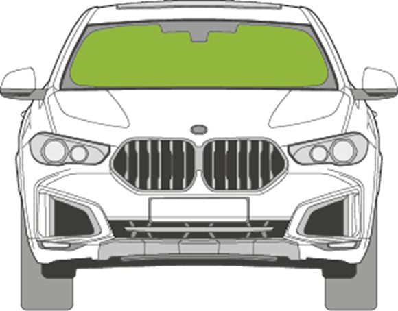 Afbeelding van Voorruit BMW X6 sensor/kleine camera/HUD