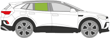 Afbeelding van Zijruit rechts Volkswagen ID.4 