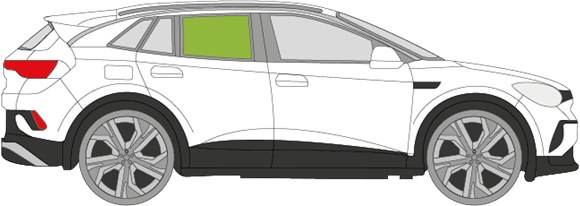 Afbeelding van Zijruit rechts Volkswagen ID.4 