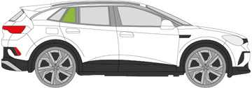 Afbeelding van Zijruit rechts Volkswagen ID.4 