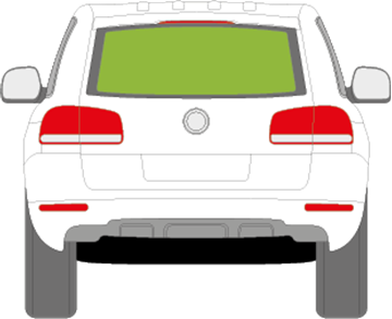Afbeelding van Achterruit Volkswagen Touareg 