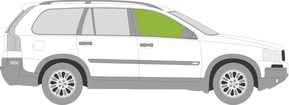 Afbeelding van Zijruit rechts Volvo XC90 