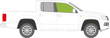 Afbeelding van Zijruit rechts Volkswagen Amarok 4 deurs pick-up 
