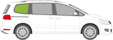 Afbeelding van Zijruit rechts Volkswagen Sharan