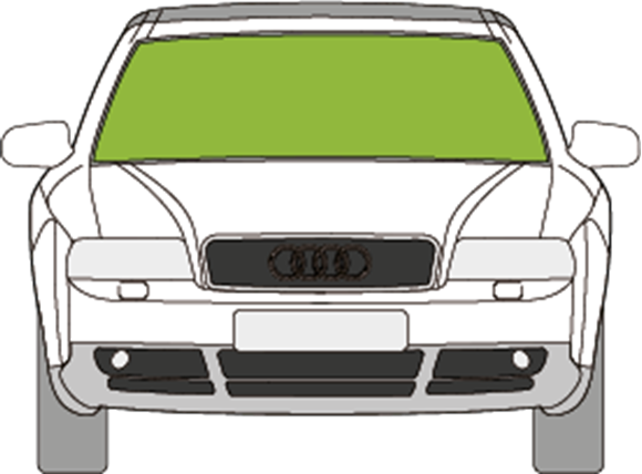 Afbeelding van Voorruit Audi A5 Cabrio 2011-2016 zonneband/sensor 