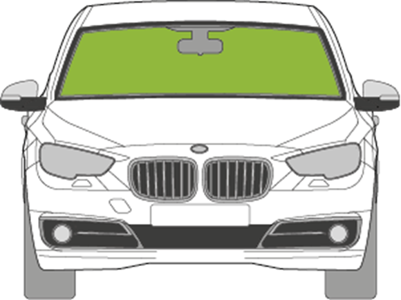 Afbeelding van Voorruit BMW 5-serie GT 2012-2016 sensor/zonneband 
