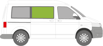 Afbeelding van Zijruit rechts Volkswagen Transporter Family