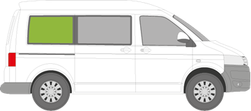 Afbeelding van Zijruit rechts Volkswagen Transporter Family 