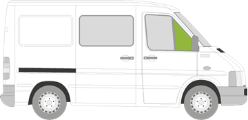 Afbeelding van Zijruit rechts Volkswagen LT (getint)