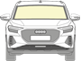 Afbeelding van Voorruit Audi Q4 E-Tron Sportback solar/camera/sensor/HUD