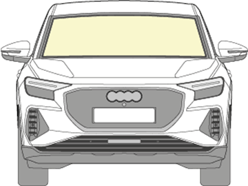 Afbeelding van Voorruit Audi Q4 E-Tron Sportback solar/camera/sensor/HUD