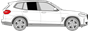 Afbeelding van Zijruit rechts BMW iX3 (DONKERE RUIT)