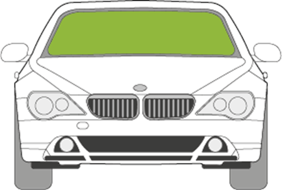 Afbeelding van Voorruit BMW 6-serie coupé sensor/zonneband