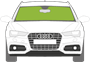 Afbeelding van Voorruit Audi A6 sedan 2011-2012 sensor camera